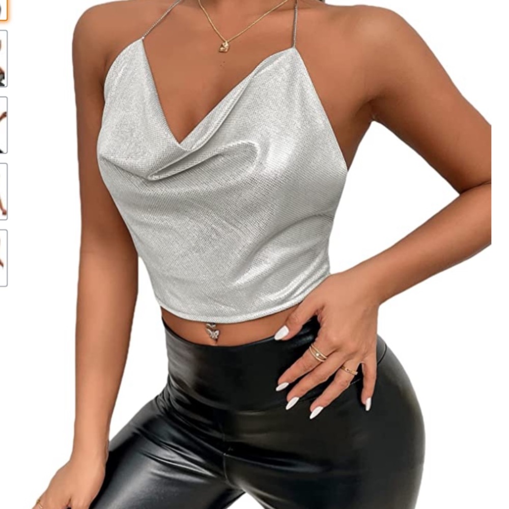 Solemio sexy halter cami top